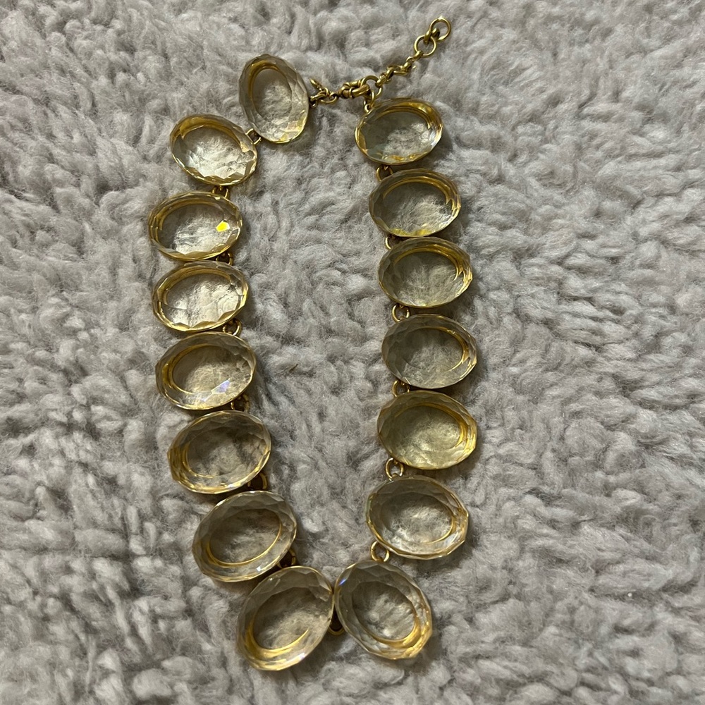 Clear J. Crew Necklace